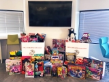 Donated toys at Redhorse's Arlington office