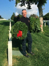 Redhorse CEO David Inmon lays wreaths at Fort Rosecrans National Cemetery for Wreaths Across America